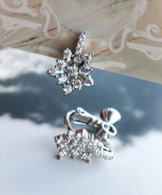 Tiaclasse 【安田美沙子さん着用・金属アレルギー対応】スノーフレークピアス／イヤリング