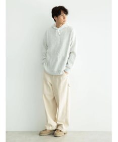 CRAFT STANDARD BOUTIQUE ケーブル柄カットパーカー2