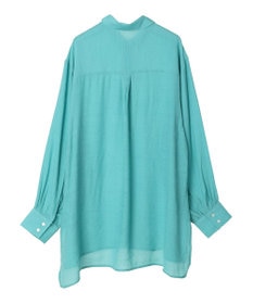 Green Parks ジャガードシアーシャツ