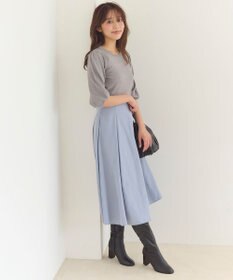 Feroux 【セットアップ対応・洗える】タフタフレア スカート