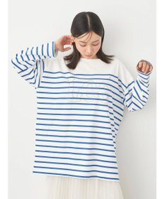 earth music&ecology Ｌｅｅ×ｅ．ｍ．ａ．ｅ　ＢＯＲＤＥＲ　Ｌ／Ｓ　ＴＥＥ