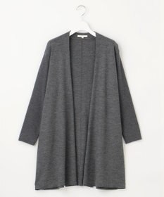 自由区 【洗える】ウールニットコンビジャージー ライトアウター