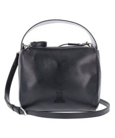 LANVIN en Bleu キューブ ダブルファスナー2wayバッグ