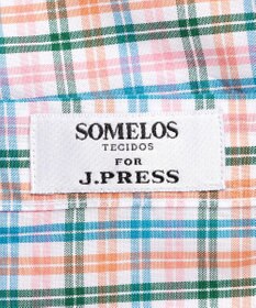J.PRESS MEN 【SOMELOS / ソメロス】コットンオックス マルチチェックシャツ / B.D.