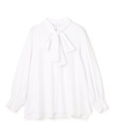 UNFILO L 【取り外し可能なボウタイ付き】2WAY ボウタイブラウス