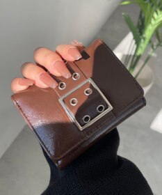 WEGO ハトメベルトフラップウォレット