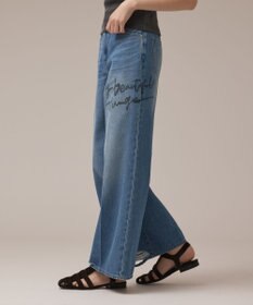 GRACE CONTINENTAL バギ－デニムパンツ (My Beautiful Things)