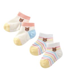 MIKI HOUSE HOT BISCUITS 【9-19cm / 靴下2足セット】ローカット ソックスパック2足セット