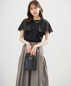 組曲 コットンポンチケープライク ブラウス