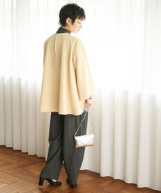 #Newans 【マシンウォッシャブル】ファスナースリットＡラインブラウス