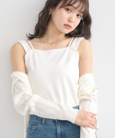 earth music&ecology ホルターレースキャミソール