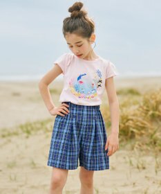 組曲 KIDS 【110-140㎝】チェック ショートパンツ