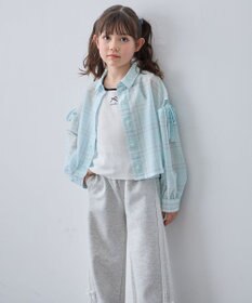 ANY KIDS シアーチェックシャツ