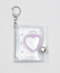 WEGO 【痛バ＆推し活グッズ】クリアハートIDフォトアルバムキーホルダー