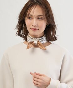 J.PRESS LADIES Traditional print  スクエア スカーフ