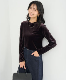 UNFILO ストレッチ ベロアロンT