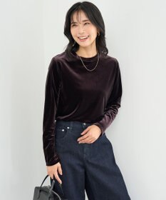 UNFILO ストレッチ ベロアロンT