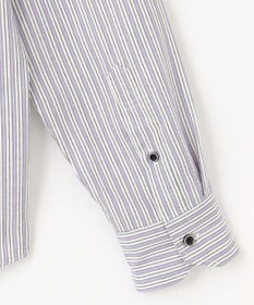 JOSEPH ABBOUD 【柔らか・光沢感】コットンビエラストライプ シャツ