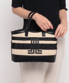 LANVIN en Bleu バリエ 2wayかごバッグ