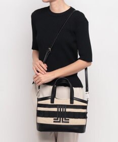 LANVIN en Bleu バリエ 2wayかごバッグ