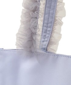 Maison de FLEUR EC限定チュールハンドルラインストーントートバッグ