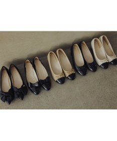 TOCCA 【リボン取り外し可】DOUBLE RIBBON 2WAYPUMPS パンプス