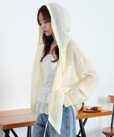 WEGO 【2026年春夏新作】シアーフードシャツ