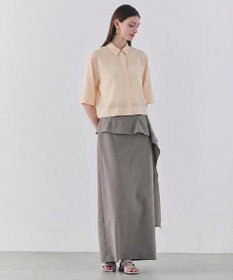 BEIGE， BAC / コットンシアー ショートレングスシャツ