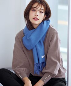 Tiaclasse 【洗える】2WAYパール釦ニットトップス