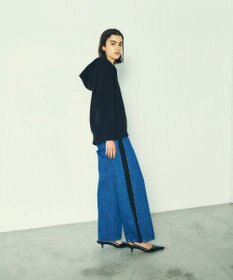 GRACE CONTINENTAL ハーフジップフードトップ