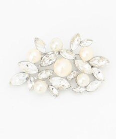 J.PRESS LADIES ビジューパール ブローチ