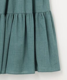 ANY 【ウエストゴム】シャンブレーライクティアード スカート