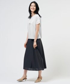 J.PRESS LADIES S 【一枚で着映え・シーンレスに活躍】コットンスムース レースデザイン カットソー