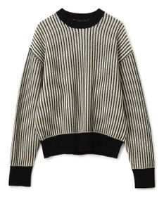 JOSEPH 【洗える】バイオテープコットン　ラウンドネックニット