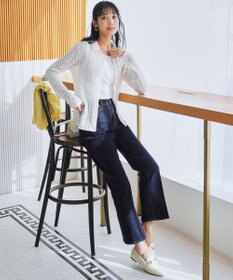 ANY SIS L レース シャツ