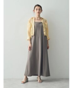 YECCA VECCA 【2点SET】シアーシャツ×Aラインキャミワンピース