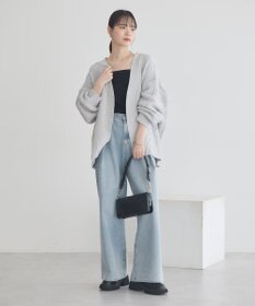 earth music&ecology マットモールカーディガン