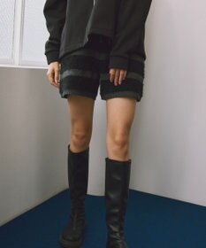 OP／FILA 【ocean pacific】ふんわりハグニットショートパンツ
