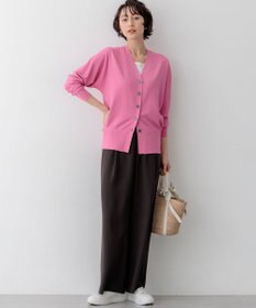 23区 【WEB&一部店舗限定】ストレッチジョーゼット ワイドパンツ