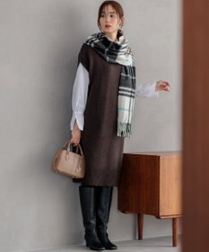 組曲 S 【WEB限定】チュニック丈ニットワンピース