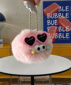 WEGO ミニサングラスモンスターぬいぐるみキーホルダー