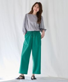 ANY L 【UVカット/抗菌防臭/吸水速乾】エニィファンクション袖タックブラウス