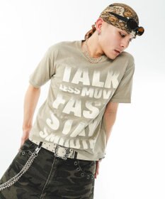 WEGO 【ユニセックス着用ITEM/MLサイズ展開】クロップドグラフィックT（SS）