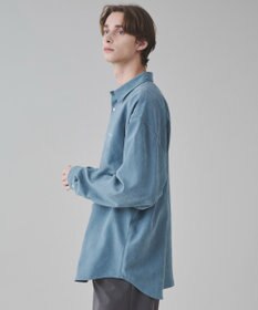 WEGO 【ユニセックス着用ITEM】フィブリルワンポイントBIGシャツ（長袖）