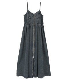 Green Parks ・ＳＵＧＡＲ　ＳＰＯＯＮ　コルセットデニムキャミワンピ