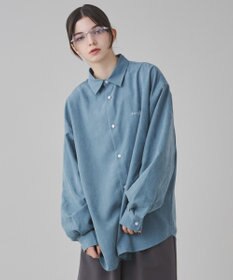 WEGO 【ユニセックス着用ITEM】フィブリルワンポイントBIGシャツ（長袖）