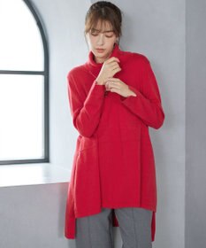 Tiaclasse まろやかタートルニットチュニック