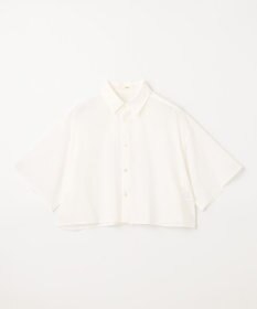 NAVE 【Nave 　洗える】シアークロップド シャツ