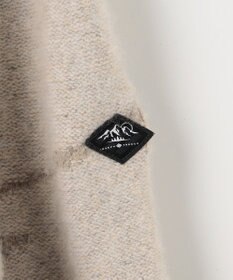 JOSEPH ABBOUD MOUNTAIN 【イタリア糸使用/軽量】ブークレーカモフラージュ  ニット ブルゾン