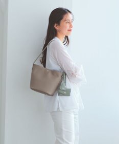 TOPKAPI 【Breath TOPKAPI】DUAL デュアル シュリンクレザー バイカラー 2way ワンハンドル ショルダーバッグ チャーム付き